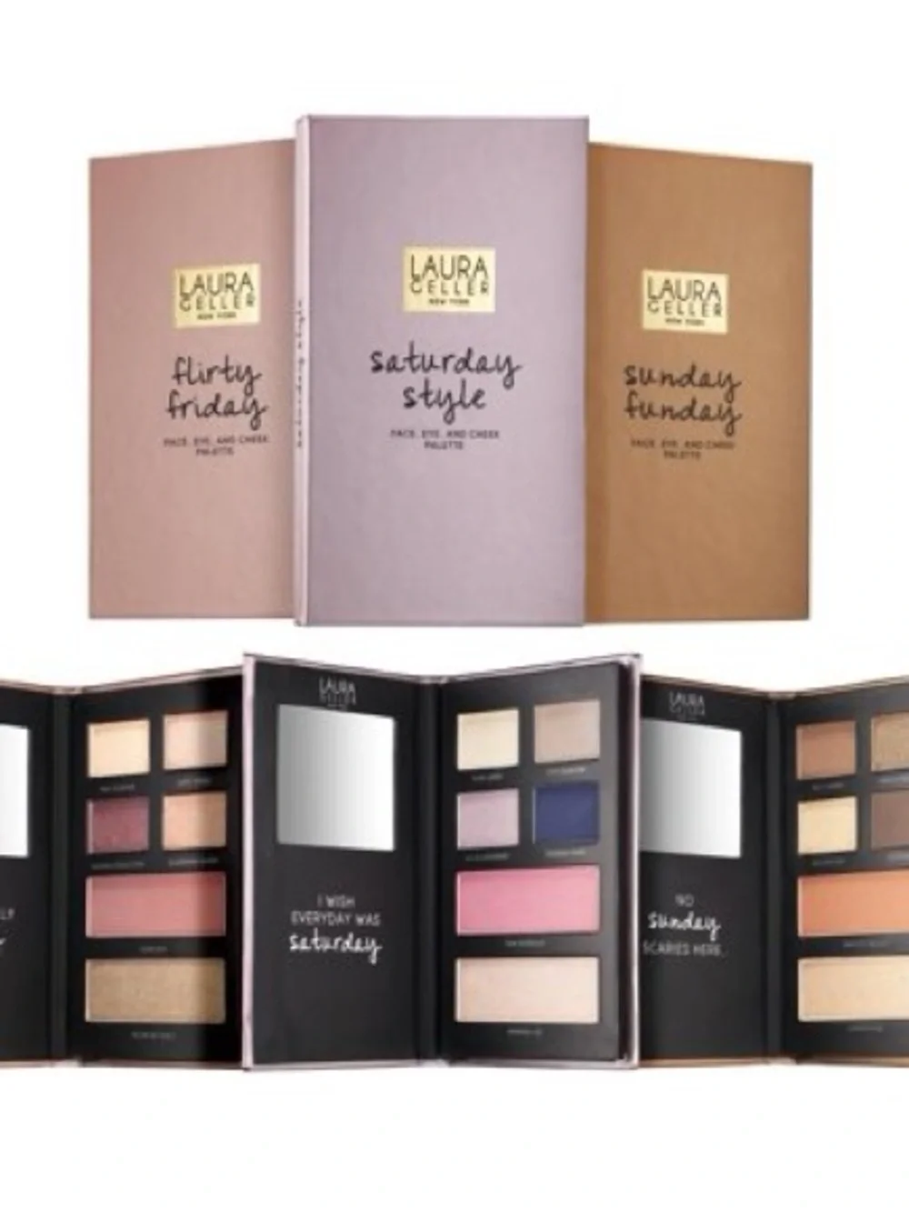 NIB! Laura Geller The Weekender Face, Eye & Cheek Palette